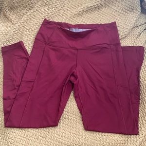 Red Victoria’s Secret Leggings M SHORT